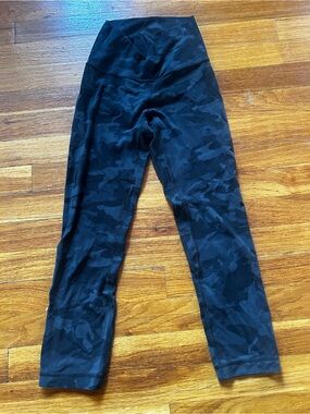 lululemon athletica Black Camo Leggings